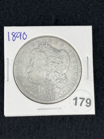 1890 Morgan Silver Dollar Coin (1 of 2)