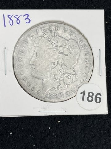 1883 Morgan Silver Dollar Coin (1 of 2)