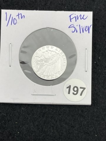 1/10th Fine Silver Coin (1 of 2)