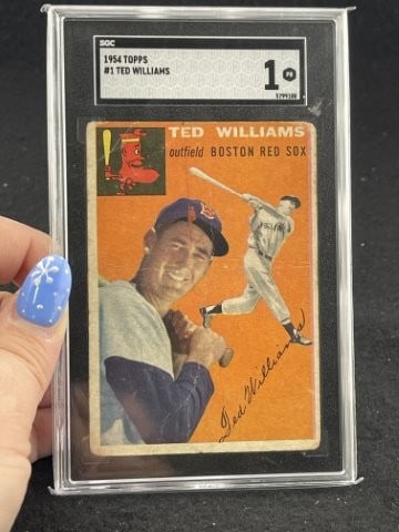 1954 Topps Ted Williams Baseball Card (1 of 2)