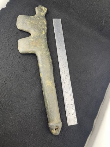 Dog Effigy Monolithic Axe Indian Artifact Arrowhead (1 of 9)