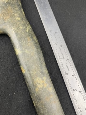 Dog Effigy Monolithic Axe Indian Artifact Arrowhead - 3