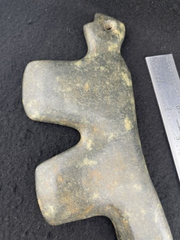 Dog Effigy Monolithic Axe Indian Artifact Arrowhead - 4