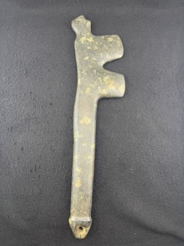 Dog Effigy Monolithic Axe Indian Artifact Arrowhead - 5