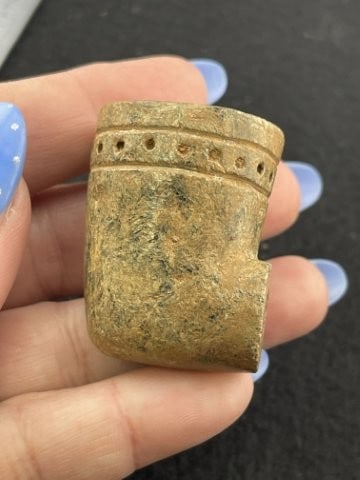 Stone Pipe Indian Artifact Arrowhead - 5