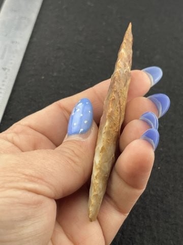 Agate Basin Indian Artifact Arrowhead - 4