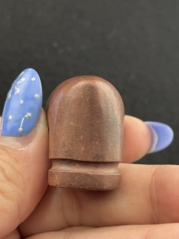 Engraved Stone Pipe Indian Artifact Arrowhead - 6