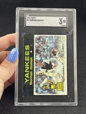 1971 Topps Thurman Munson Baseball Card (1 of 2)