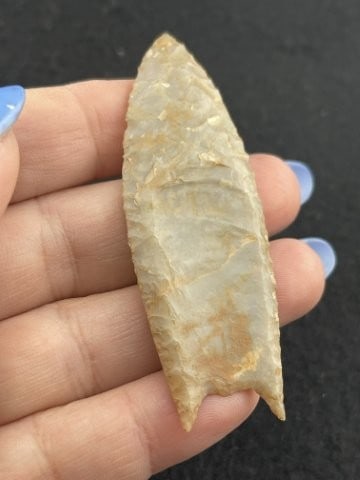 Folsom Indian Artifact Arrowhead - 3