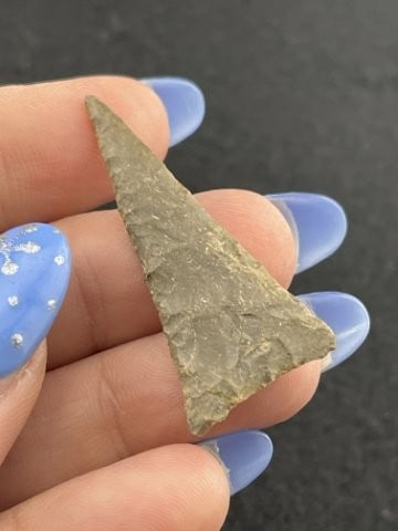 Triangle Indian Artifact Arrowhead - 3