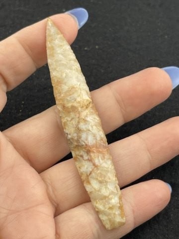 Agate Basin Indian Artifact Arrowhead - 3