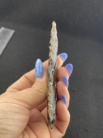 Obsidian Eccentric Indian Artifact Arrowhead - 5