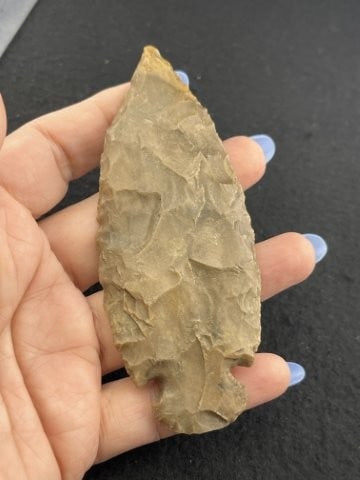 Dovetail Indian Artifact Arrowhead - 3
