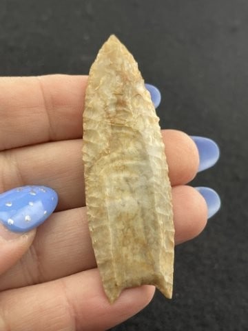 Folsom Indian Artifact Arrowhead - 3