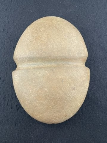 Large Hammerstone Indian Artifact Arrowhead - 2