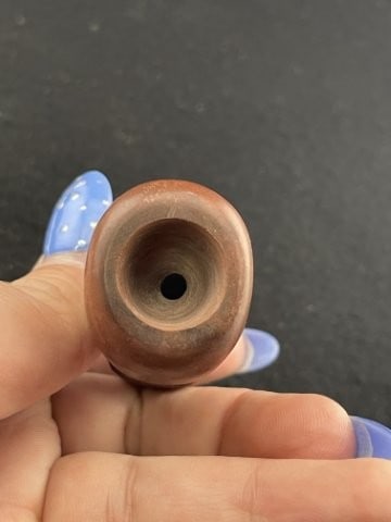 Red Stone Pipe Indian Artifact Arrowhead - 5