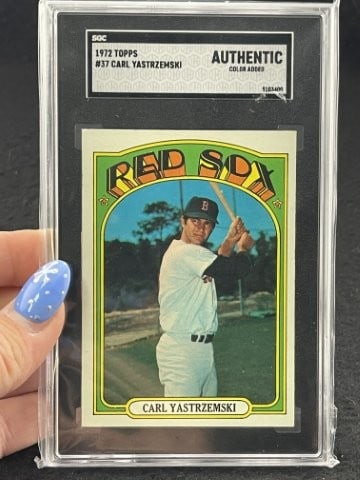1972 Topps Carl Yastrzemski Baseball Card (1 of 2)