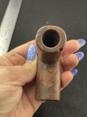 Red Stone Pipe Indian Artifact Arrowhead - 4