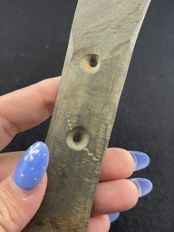 Gorget Indian Artifact Arrowhead - 4