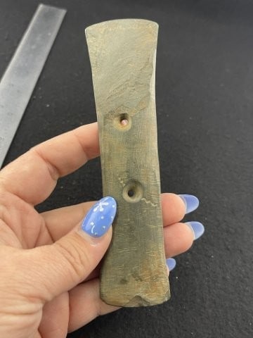 Gorget Indian Artifact Arrowhead - 5