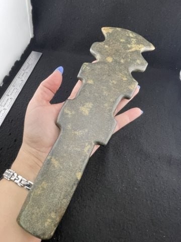 Monolithic Axe Indian Artifact Arrowhead - 3