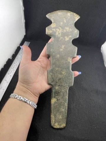 Monolithic Axe Indian Artifact Arrowhead - 5