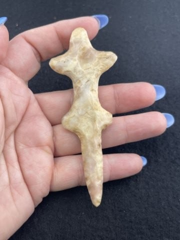 Lizard Effigy Indian Artifact Arrowhead - 3