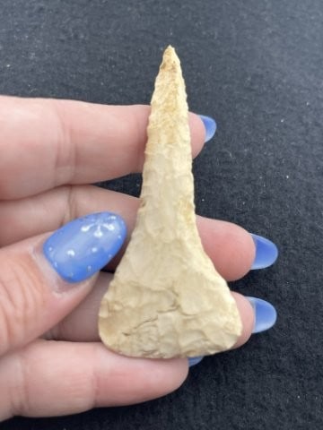 Paddle Drill Indian Artifact Arrowhead - 3