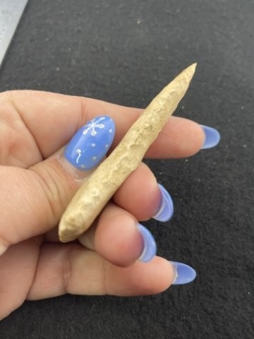 Paddle Drill Indian Artifact Arrowhead - 4