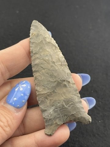 Dalton Indian Artifact Arrowhead - 3
