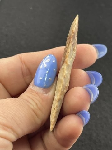 Folsom Indian Artifact Arrowhead - 4