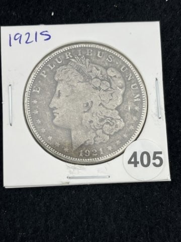 1921 S Morgan Silver Dollar Coin: KEY WORDS: INDIAN ARTIFACT ARTIFACTS ARROWHEAD ARROWHEADS NATIVE AMERICAN MISSISSIPPIAN QUAPAW CADDO POTTERY COINS MORGAN DOLLAR PEACE DOLLAR SILVER COINS. All coins have been Sigma tested for authent