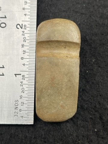 Miniature Grooved Axe Indian Artifact Arrowhead: KEY WORDS: INDIAN ARTIFACT ARTIFACTS ARROWHEAD ARROWHEADS NATIVE AMERICAN MISSISSIPPIAN QUAPAW CADDO POTTERY COINS MORGAN DOLLAR PEACE DOLLAR SILVER COINS. All coins have been Sigma tested for authent