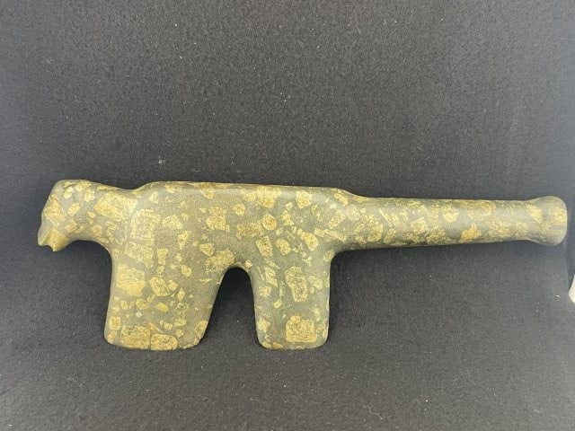 Dog Effigy Monolithic Axe Indian Artifact Arrowhead: KEY WORDS: INDIAN ARTIFACT ARTIFACTS ARROWHEAD ARROWHEADS NATIVE AMERICAN MISSISSIPPIAN QUAPAW CADDO POTTERY COINS MORGAN DOLLAR PEACE DOLLAR SILVER COINS. All coins have been Sigma tested for authent