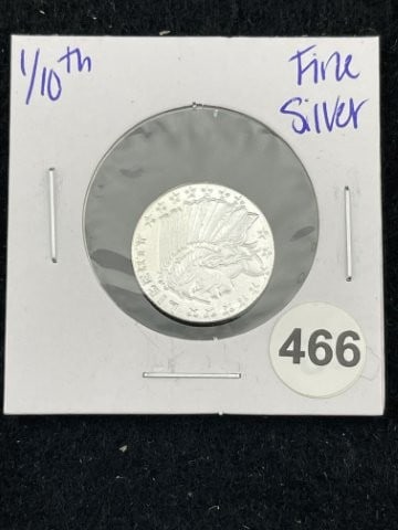 1/10th Fine Silver Coin (1 of 2)