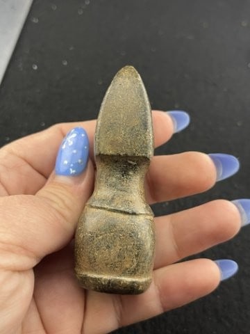 Stone Pipe Indian Artifact Arrowhead - 4