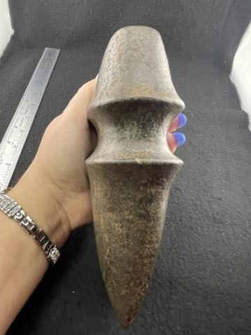 Grooved Axe Indian Artifact Arrowhead - 8