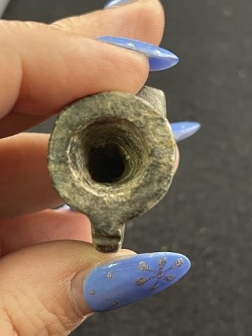 Stone Pipe Indian Artifact Arrowhead - 3