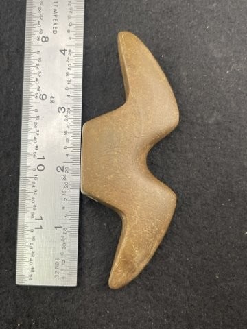 Double Bust Birdstone Indian Artifact Arrowhead - 2