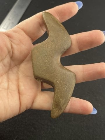 Double Bust Birdstone Indian Artifact Arrowhead - 8