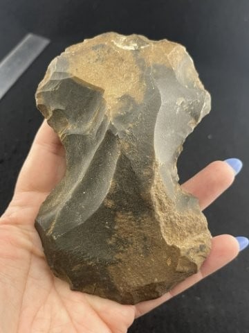 Chipped Axe Indian Artifact Arrowhead - 3