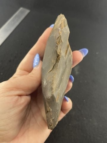 Chipped Axe Indian Artifact Arrowhead - 4