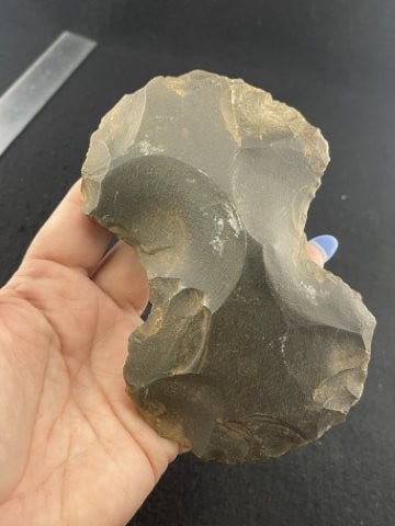 Chipped Axe Indian Artifact Arrowhead - 5