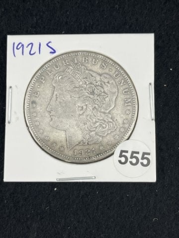 1921 S Morgan Silver Dollar Coin: KEY WORDS: INDIAN ARTIFACT ARTIFACTS ARROWHEAD ARROWHEADS NATIVE AMERICAN MISSISSIPPIAN QUAPAW CADDO POTTERY COINS MORGAN DOLLAR PEACE DOLLAR SILVER COINS. All coins have been Sigma tested for