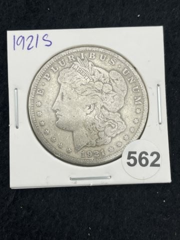 1921 S Morgan Silver Dollar Coin (1 of 2)