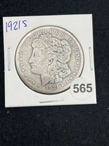 1921 S Morgan Silver Dollar Coin (1 of 2)