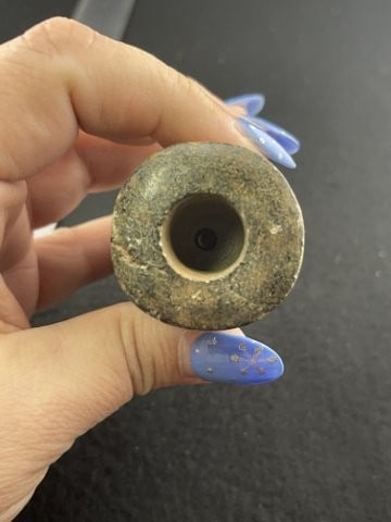 Stone Pipe Indian Artifact Arrowhead - 7