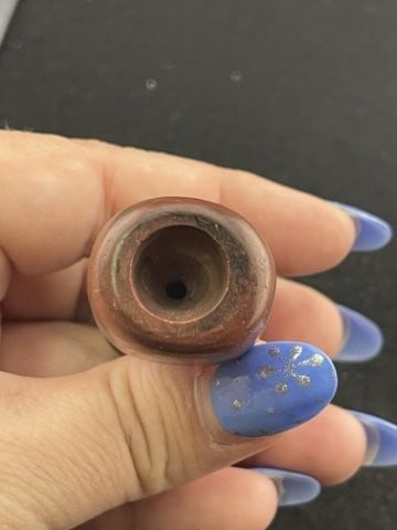 Red Stone Pipe Indian Artifact Arrowhead - 5