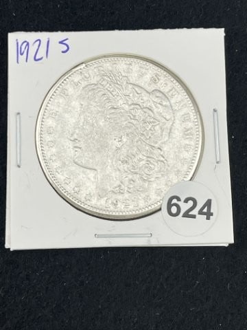 1921 S Morgan Silver Dollar Coin: KEY WORDS: INDIAN ARTIFACT ARTIFACTS ARROWHEAD ARROWHEADS NATIVE AMERICAN MISSISSIPPIAN QUAPAW CADDO POTTERY COINS MORGAN DOLLAR PEACE DOLLAR SILVER COINS. All coins have been Sigma tested for authent