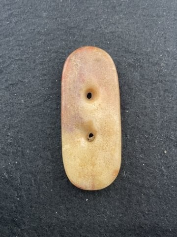 Rose Quartz Gorget Indian Artifact Arrowhead - 2